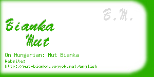 bianka mut business card